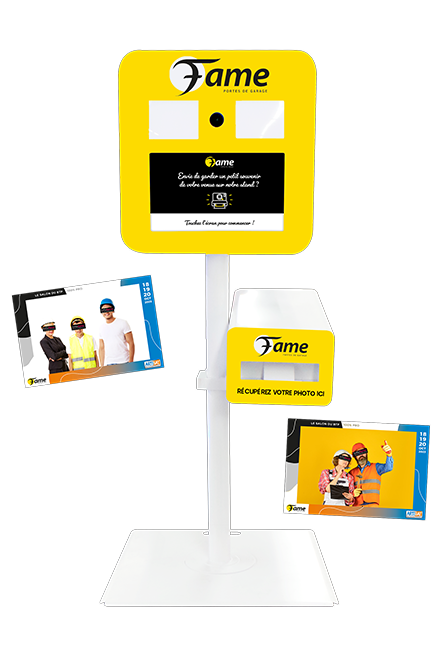 borne selfie stand artibat