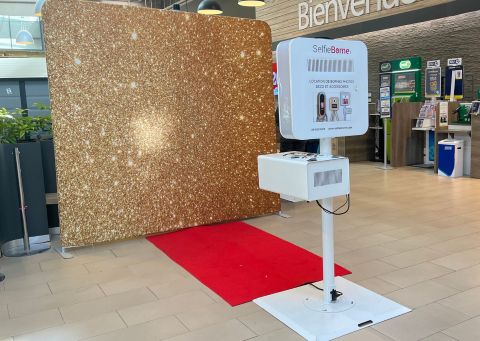 animation commerciale hyper u borne photo selfie borne