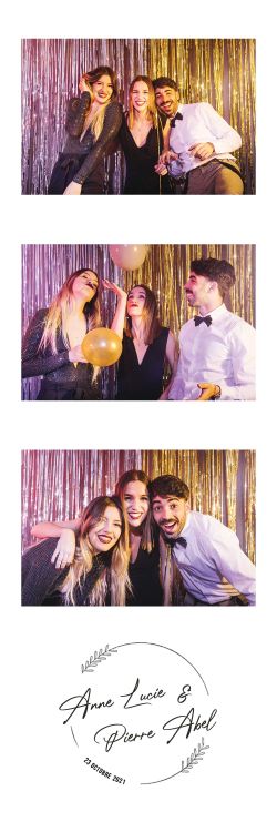 photobooth selfie borne événement fête mariage fleurs