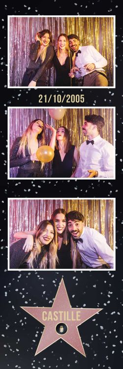 photobooth selfie borne événement fête hollywood stars