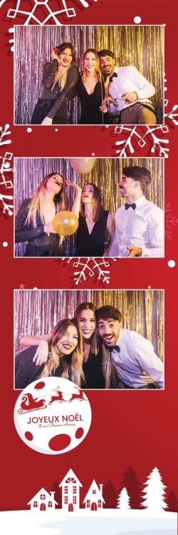 photobooth selfie borne événement noël sapin bonhomme neige